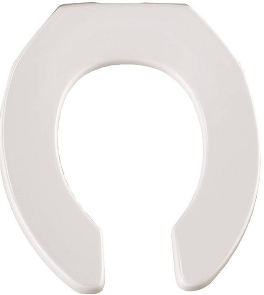 BEMIS M955C-000 Toilet Seat with Cover, Round, Plastic, White, Sta-Tite Hinge