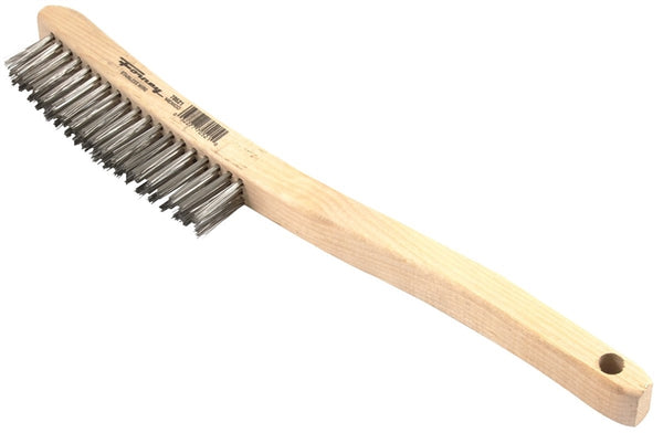 Forney 70521 Scratch Brush, 0.014 in L Trim, Stainless Steel Bristle