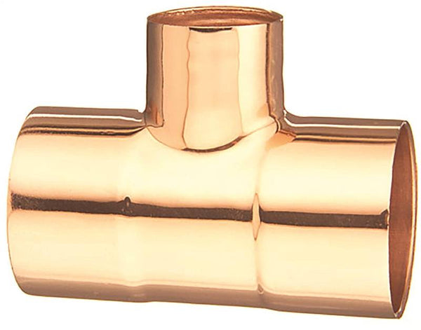 EPC 111R Series 32872 Reducing Pipe Tee, 1-1/4 x 1-1/4 x 1 in, Sweat, Copper