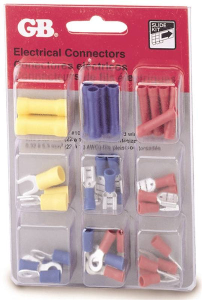 GB TK-40 Terminal Kit, 600 V, 22 to 10 AWG Wire, Assorted
