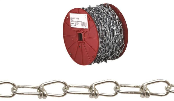 Campbell 0722627 Loop Chain, 155 lb Working Load Limit, #1, Low Carbon Steel, Zinc