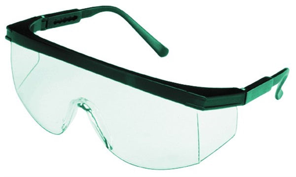 SAFETY WORKS 817695 Unilens Safety Glasses, Anti-Fog Lens, Rimless, Wraparound Frame, Teal Frame