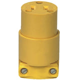 Eaton Wiring Devices 4882-BOX Electrical Connector, 2 -Pole, 15 A, 125 V, NEMA: NEMA 1-15, Yellow