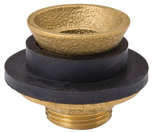 B & K 150-209 Closet Spud, Brass/Rubber