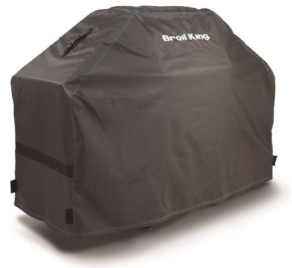 Broil King 68470 Grill Cover, 24 in W, 46 in H, Polyester/PVC, Black