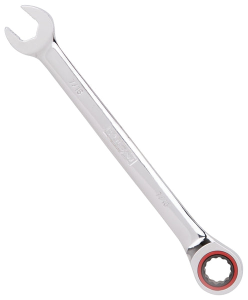 Vulcan PG7/16 Combination Wrench, SAE, 7/16 in Head, Chrome Vanadium Steel, Polished Mirror