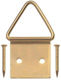 OOK 50205 Picture Hanger, 20 lb, Steel, Brass, Gold