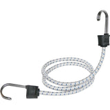 KEEPER Twin Anchor 06274 Bungee Cord, 24 in L, Rubber, Hook End
