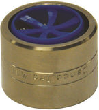 Danco 10482 Faucet Aerator, 55/64-27 Female, Brass, Brushed Nickel, 1.5 gpm