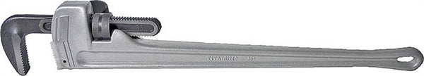 SUPERIOR TOOL 04836 Pipe Wrench, 5 in Jaw, 36 in L, Straight Jaw, Aluminum, Epoxy-Coated, I-Beam Handle