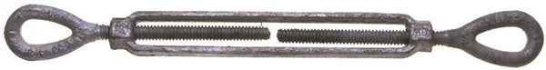 BARON 15-3/4X6 Turnbuckle, 5200 lb Working Load, 3/4 in Thread, Eye, Eye, 6 in L Take-Up, Galvanized Steel