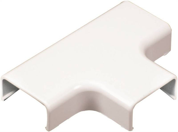 Wiremold C51 Wireway Elbow T-Fitting, Plastic, White