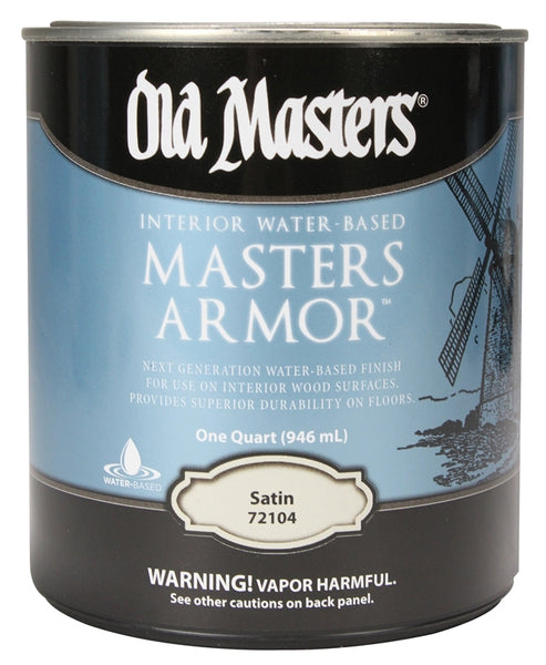 Old Masters 72104 Wood Stain, Satin, Liquid, 1 qt