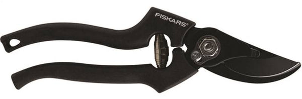 FISKARS 91246935 Pruner, 1 in Cutting Capacity, Steel Blade, Bypass Blade, Ergonomic Handle