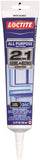 Loctite POLYSEAMSEAL 2139006 Adhesive Caulk, White, 24 hr to 2 weeks Curing, 40 to 100 deg F, 5.5 oz Squeeze Tube