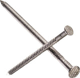 Simpson Strong-Tie S8PTD1 Deck Nail, 8D, 2-1/2 in L, 304 Stainless Steel, Bright, Full Round Head, Annular Ring Shank