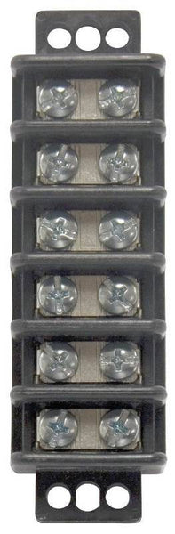 GB GTB-406 Terminal Block, 600 V, 30 A, 6 -Pole, 2 -Row