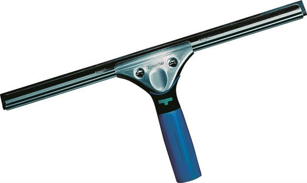 Professional Unger 960140 Performance Grip Squeegee, 18 in Blade, Rubber Blade, Blue
