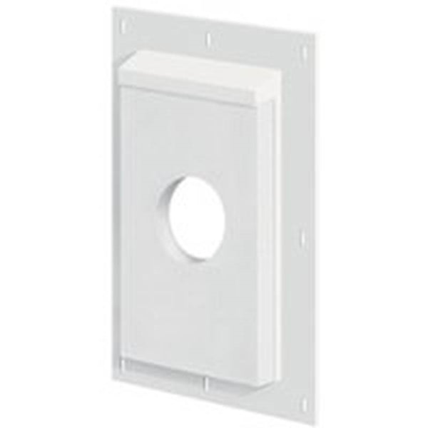 BUILDERS EDGE 3SMO815TW Mounting Block, 18-1/4 in L, 11-3/8 in W, Fiber Cement, White