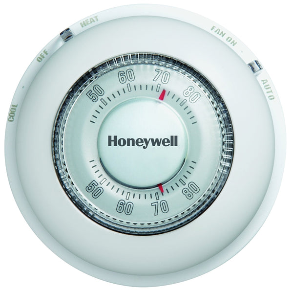 Honeywell CT87N Thermostat with Decorative Cover Ring, 24 V