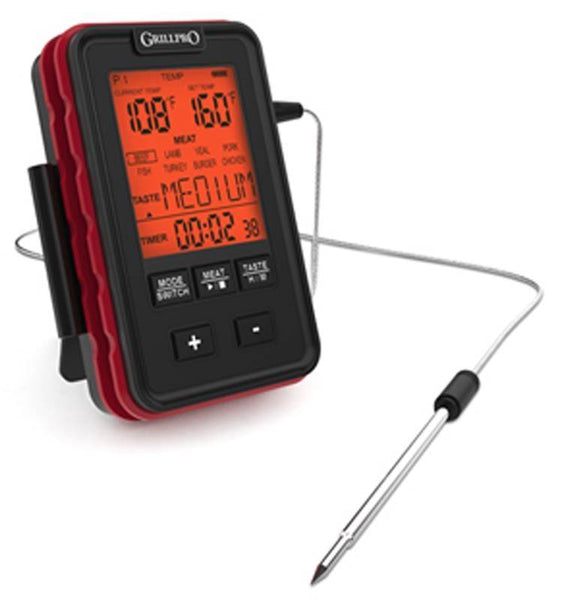 GrillPro 13925 Thermometer, Backlit Display