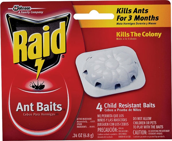 RAID MAX 76746 Ant Bait, Dual Control, Paste, 0.24 oz