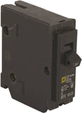 Square D Homeline HOM130CP Circuit Breaker, Mini, 30 A, 1 -Pole, 120 V, Fixed Trip, Plug Mounting, Black