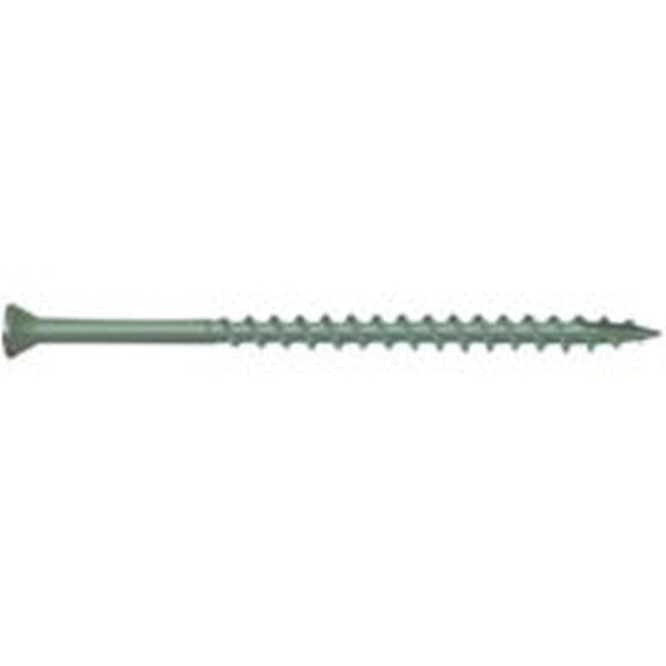 CAMO 0346194 Deck Screw, #8 Thread, 3-1/2 in L, Trim Head, Star Drive, Type 17 Slash Point, Carbon Steel, ProTech-Coated