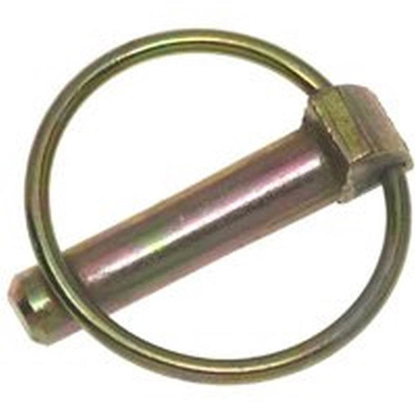 SpeeCo S070904YDU Lynch Pin, 1/4 in Dia Pin, 2-1/8 in OAL, Steel, Yellow Zinc Dichromate