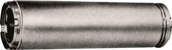 AmeriVent 6HS-12 Chimney Pipe, 9 in OD, 12 in L, Galvanized Stainless Steel