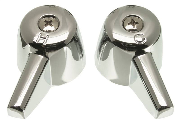 Danco 80401 Faucet Handle, Metal/Zinc, Chrome Plated, For: Central Brass Kitchen and Bathroom Sink Faucets