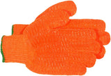 BOSS 4099L Reversible Protective Gloves, L, Knit Wrist Cuff, Orange