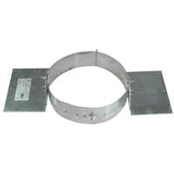 SELKIRK 200250 Universal Roof Support Assembly, Stainless Steel, Galvanized, For: 5 to 8 in Dia Chimney Pipe