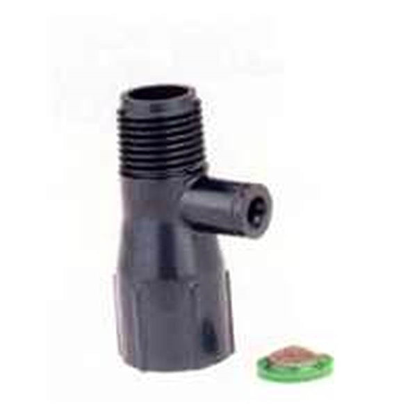 Raindrip R338CT Tap Off Adapter, Black/Blue, For: 1/2 in Sprinkler Risers