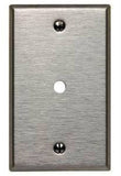 Leviton 003-84013-000 Wallplate, 4-1/2 in L, 2-3/4 in W, 1 -Gang, Stainless Steel, Stainless Steel
