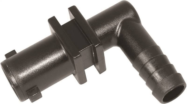 GREEN LEAF Y8231005 Dry Boom Nozzle Body Elbow, 3/4 in, Quick x Hose Barb, 7 psi Pressure, EPDM Rubber