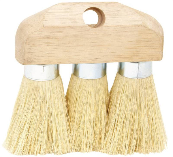 DQB 11941 Roof Brush, 3-1/2 in L Trim, White Bristle