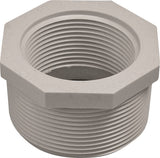 LASCO 439251BC Reducer Bushing, 2 x 1-1/2 in, MPT x FPT, PVC, SCH 40 Schedule