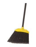 Rubbermaid FG638906BLA Angle Broom, 10-1/2 in Sweep Face, Polypropylene Bristle, Black Bristle, 55 in L