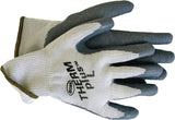 BOSS THERM plus 8435M Protective Gloves, Unisex, M, Knit Wrist Cuff, Acrylic Glove, Gray/White