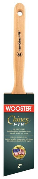 WOOSTER 4410-2 Paint Brush, 2 in W, 2-11/16 in L Bristle, Synthetic Bristle, Sash Handle