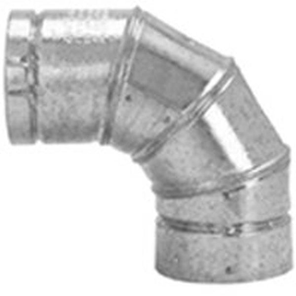 SELKIRK 105230 Elbow, 5 in Connection, Galvanized Steel