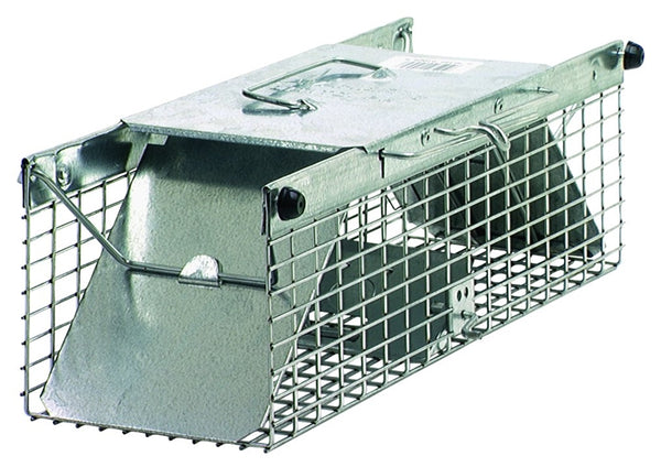 Havahart 1025 Small Animal Trap, 17-1/2 in L, 5.76 in W, 7.22 in H, Spring Loaded Door