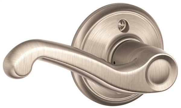 Schlage Flair Series F170VFLA619LH Dummy Lever, Zinc, Satin Nickel