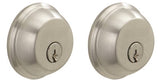 Schlage B62CSV626 Entry Deadbolt, 1 Grade, Keyed Alike Key, Metal, Satin Chrome, 2-3/8 x 2-3/4 in Backset, C, K4 Keyway