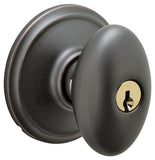 Schlage Siena Series F51A VSIE716 Keyed Entry Lock, Brass, Aged Bronze