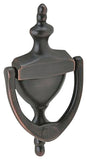 Schlage SC2-3125-716 Door Knocker, Solid Brass, Aged Bronze, 3-15/16 in Mounting Hole