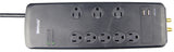 Woods 41629 Surge Protector Strip, 120 V, 15 A, 8 -Outlet, 3540 J Energy