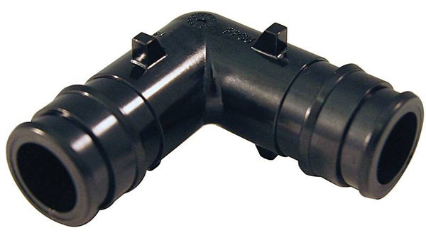 Apollo Valves ExpansionPEX Series EPXPAE1210PK Pipe Elbow, 1/2 in, Barb, 90 deg Angle, Poly Alloy, 200 psi Pressure