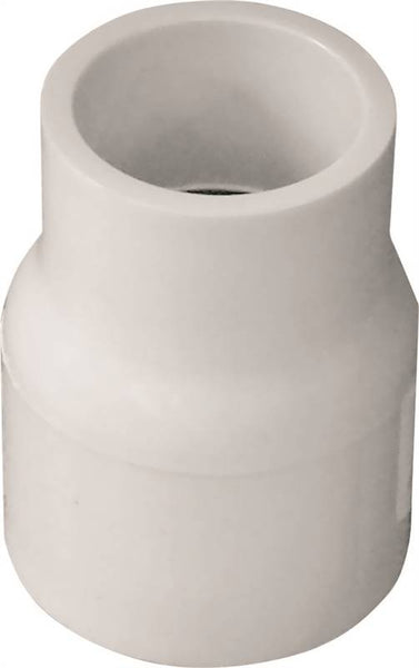 LASCO 429131BC Reducing Pipe Coupling, 1 x 3/4 in, Slip, PVC, SCH 40 Schedule